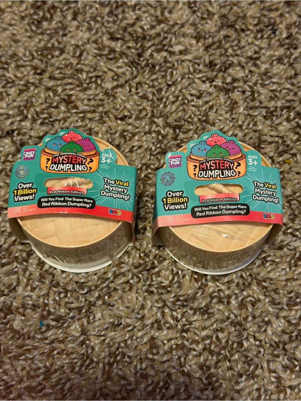 2 Mini RMS Mystery Dumpling red ribbon edition squishy